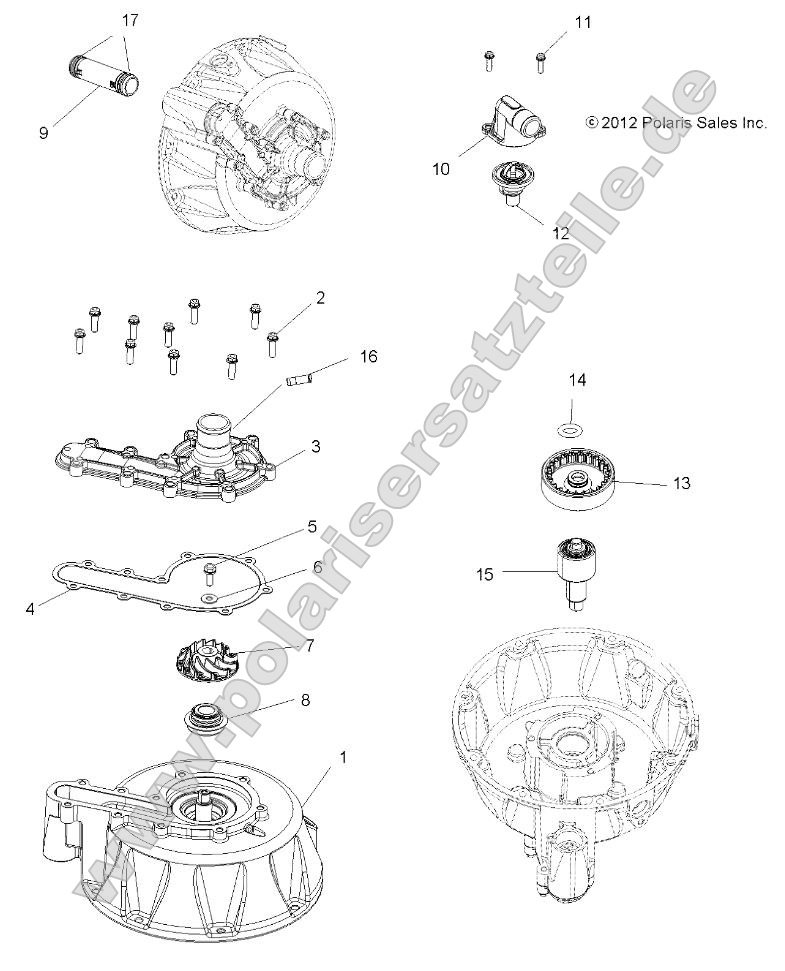Engine, Cooling System and Water Pump Engine, Cooling System and Water Pump