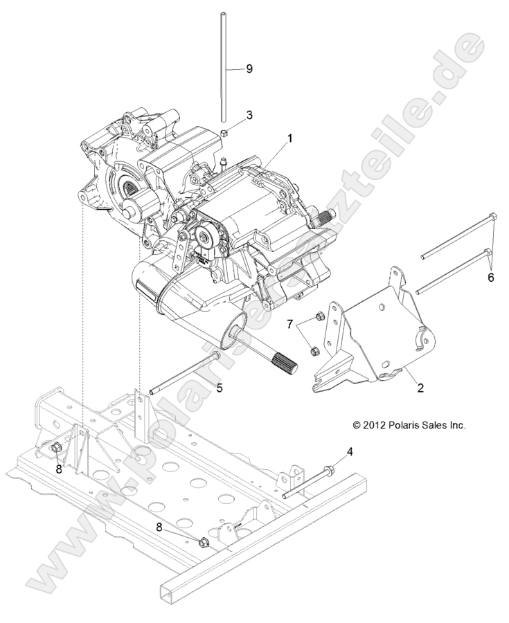Drive Train, Main Gearcase Mounting