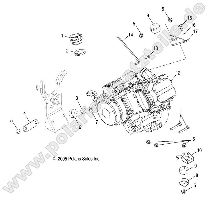 ENGINE, MOUNTING ENGINE, MOUNTING