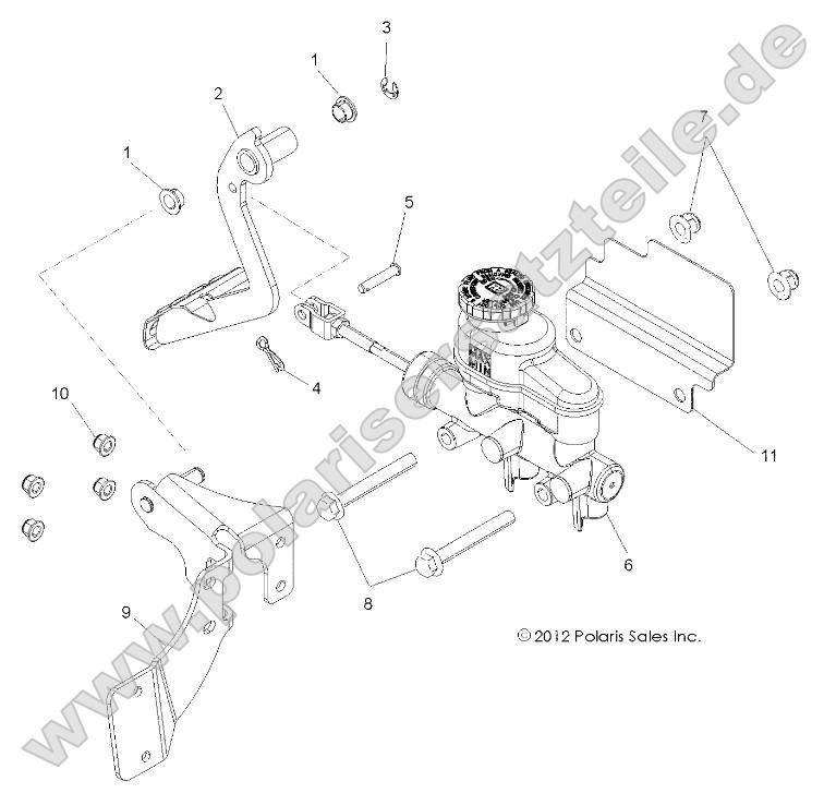 Brakes, Pedal and Master Cylinder