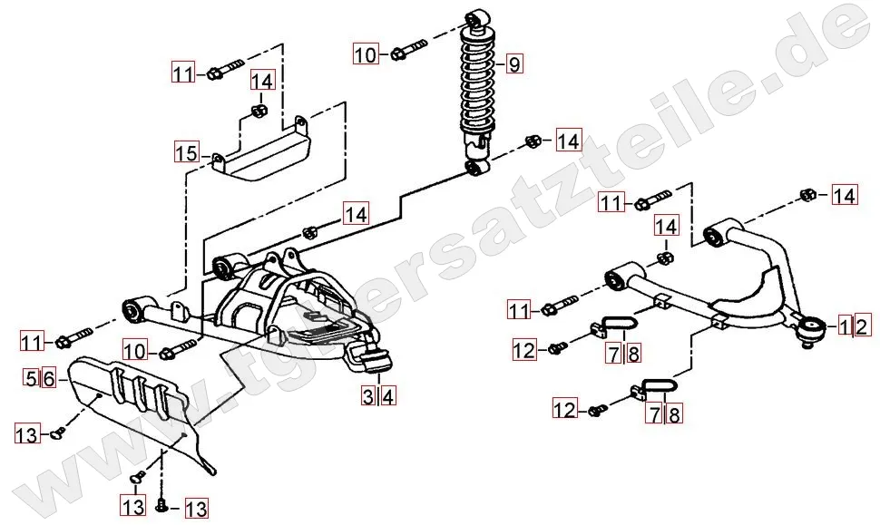 Federbein vorne Federbein vorne