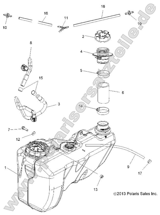 Body, Fuel Tank, Main Body, Fuel Tank, Main