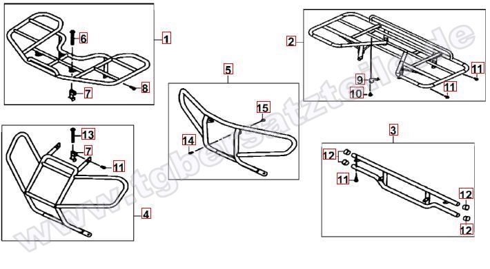 Gepäckträger vo. und hi.