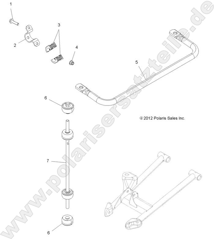 SUSPENSION, STABILIZER BAR SUSPENSION, STABILIZER BAR