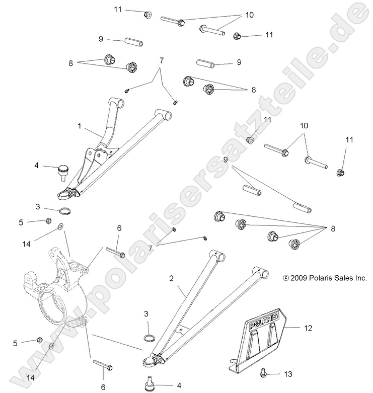 SUSPENSION, FRONT A-ARMS SUSPENSION, FRONT A-ARMS