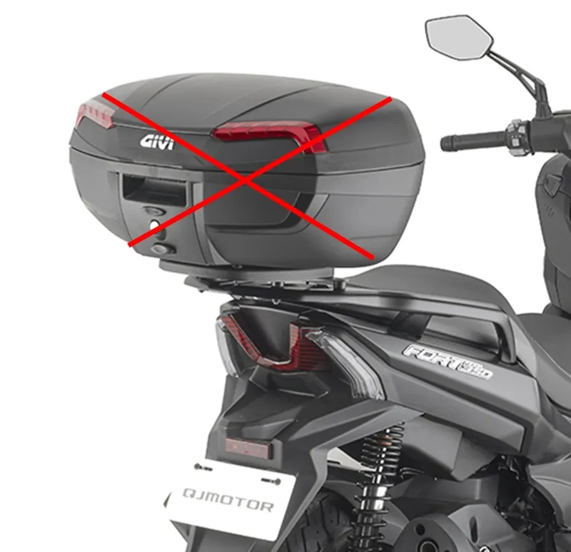 Givi Topcaseträger für Monokey und Monolock Koffer - QJ Motor Fort 4.0 350 2024-25 - SR9700