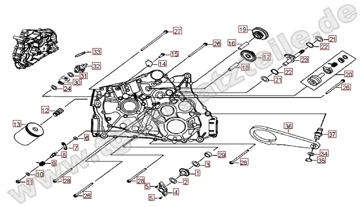 Motorgehäuse links (1)