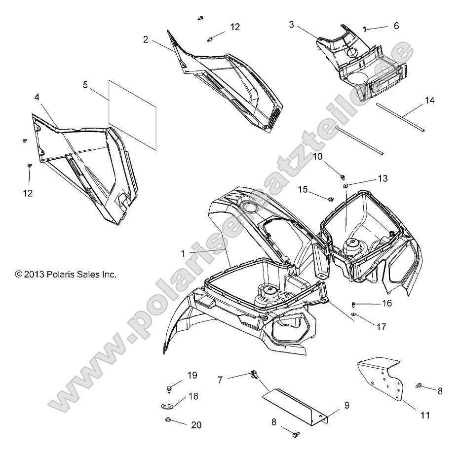 Body, Front Cab and Side Panels Body, Front Cab and Side Panels