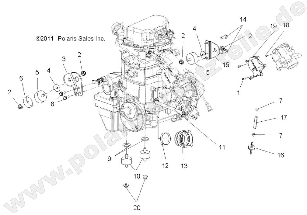 ENGINE, MOUNTING ENGINE, MOUNTING