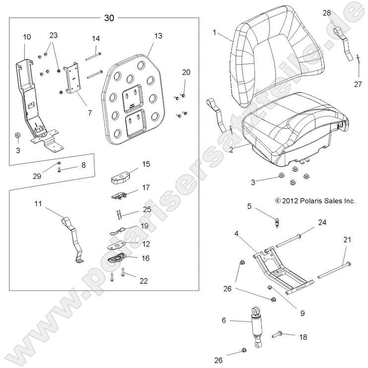 BODY, SEAT, PASSENGER