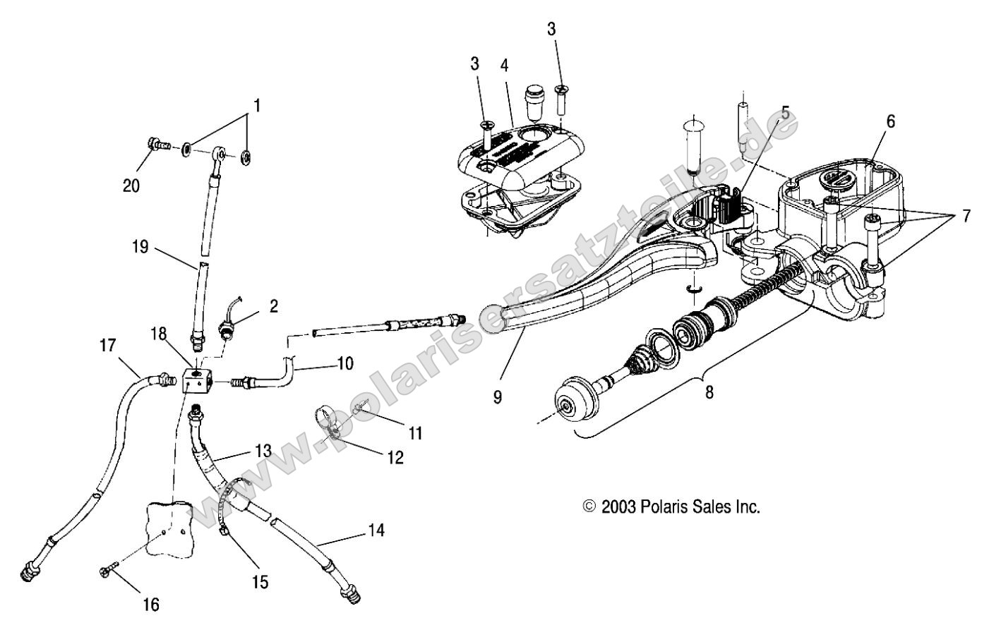 Controls - Master Cylinder/Brake Line Controls - Master Cylinder/Brake Line