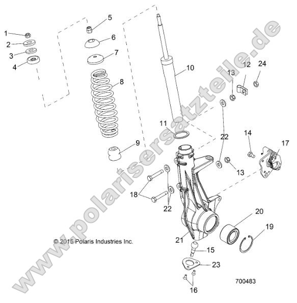 Suspension, Front Strut Suspension, Front Strut