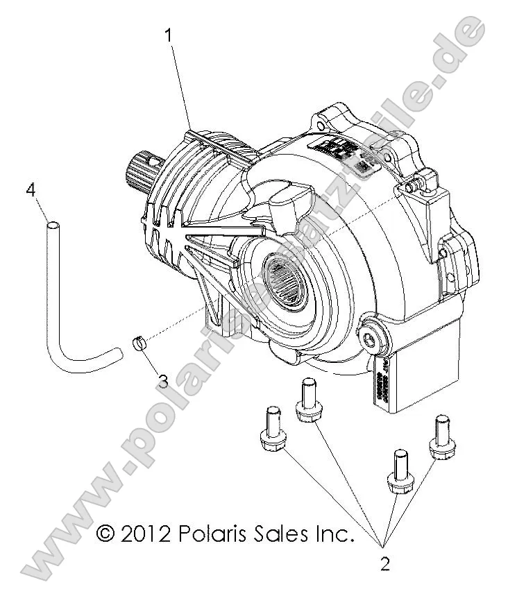 Drive Train, Front Gearcase Drive Train, Front Gearcase