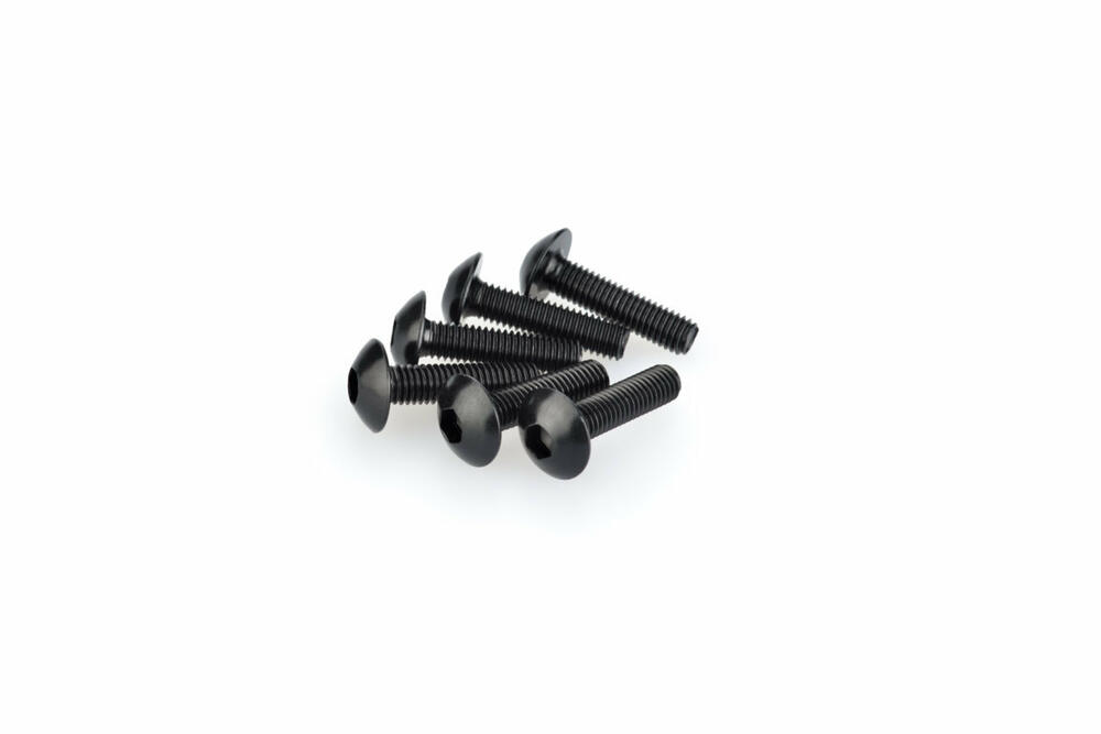PUIG SCHRAUBEN-KIT (KUPPELFÖRMIG) M5X20MM. SCHWARZ - 0550N