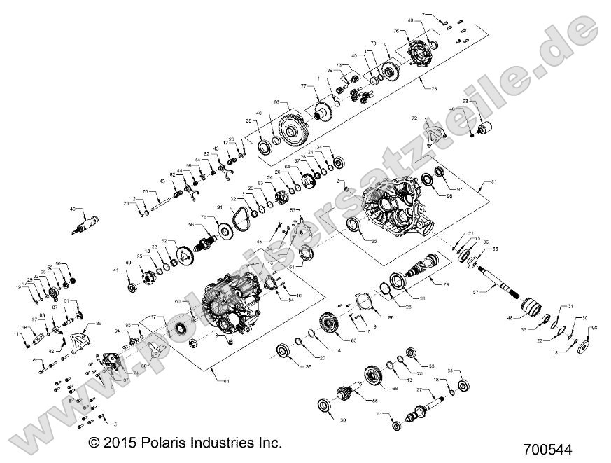 Drive Train, Main Gearcase (700544) Drive Train, Main Gearcase (700544)