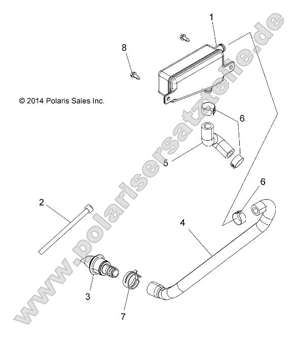 Engine, Breather Hose Engine, Breather Hose
