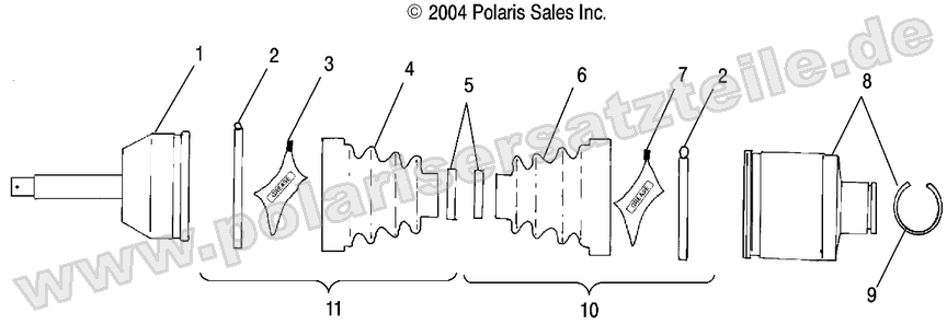 REAR DRIVE SHAFT REAR DRIVE SHAFT