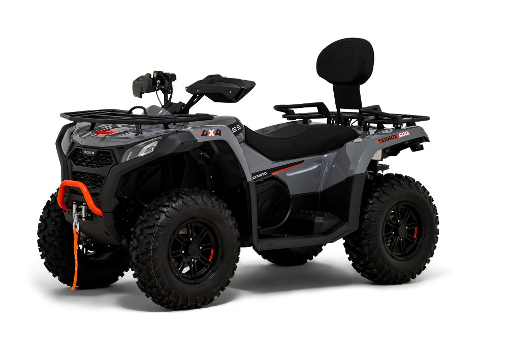 GOES Terrox 500 L T3B ABS Ghost Grey Orange 2025 GOES Terrox 500 L T3B ABS Ghost Grey Orange 2025