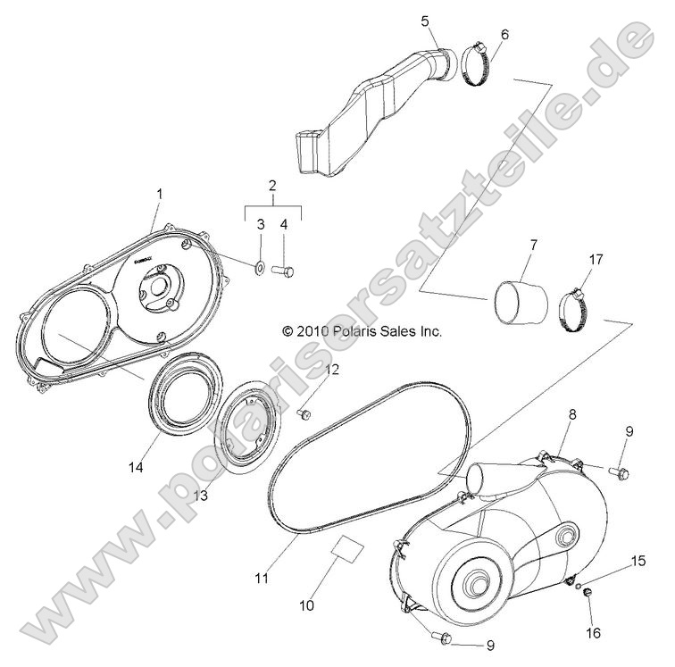 Drive Train, Clutch Cover