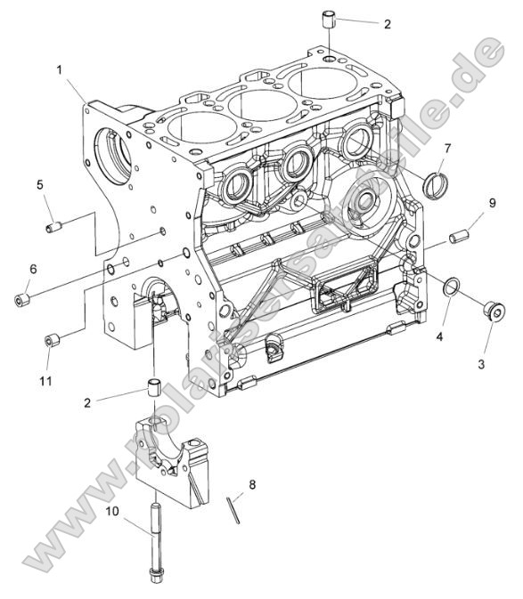 Engine, Crankcase Engine, Crankcase