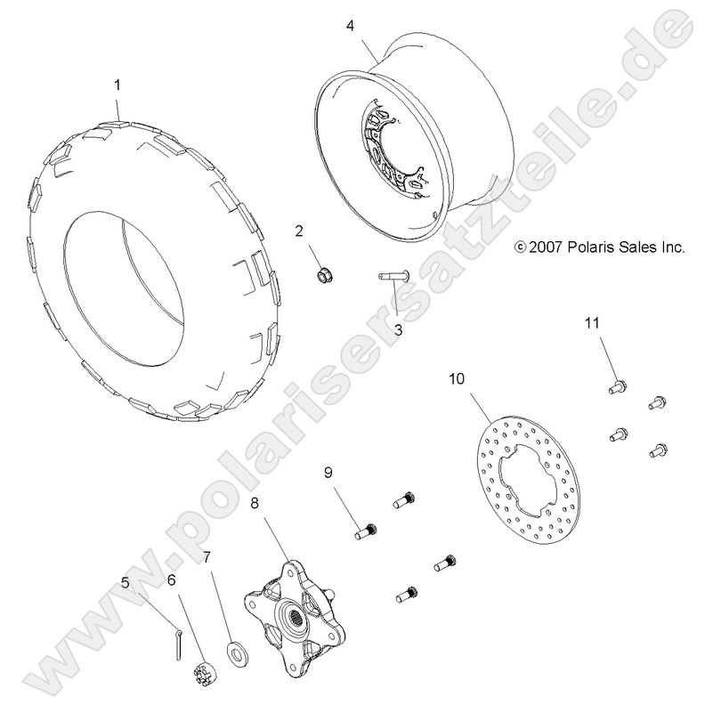 WHEELS, FRONT WHEELS, FRONT