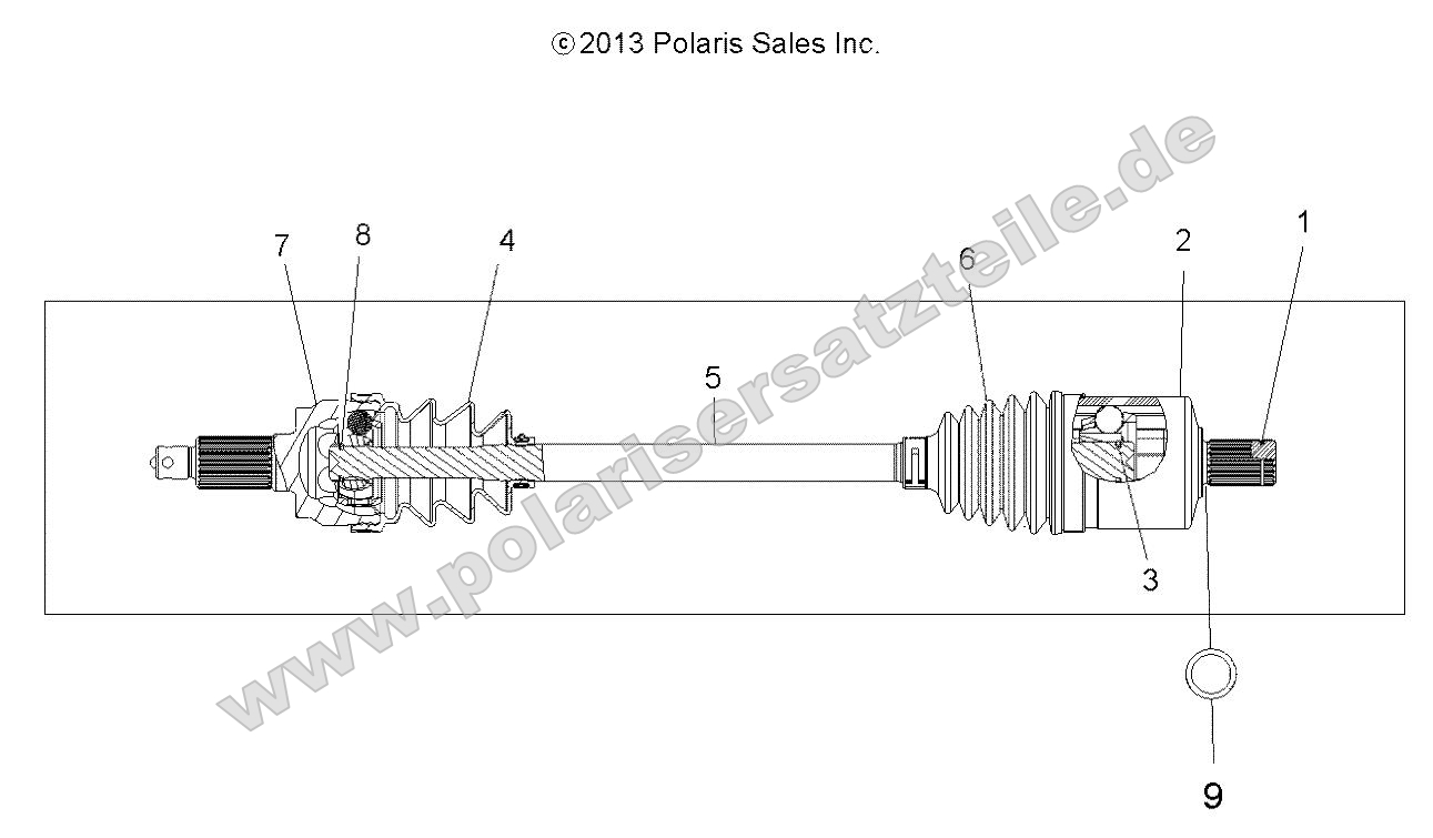 Drive Train, Drive Shaft, Front Drive Train, Drive Shaft, Front