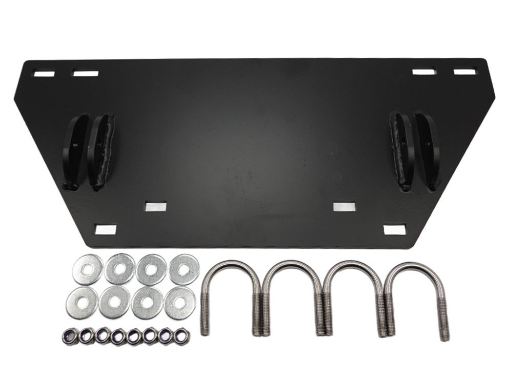 TMP Schneeschild Montageplatte für WARN Centermontage - QJ Motor SFA 600 / SFA 1000