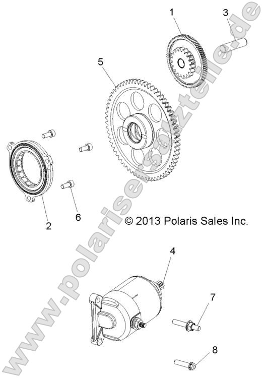 Engine, Starter Drive