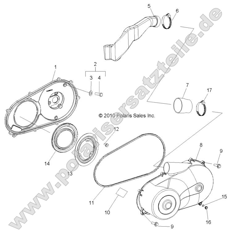 Drive Train, Clutch Cover