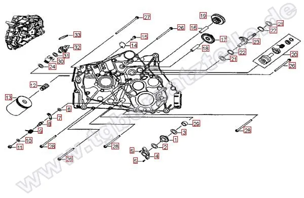 Motorgehäuse links (1) Motorgehäuse links (1)