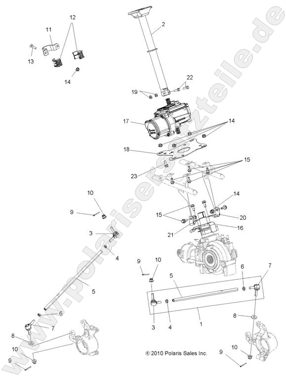 STEERING, STEERING POST ASM.