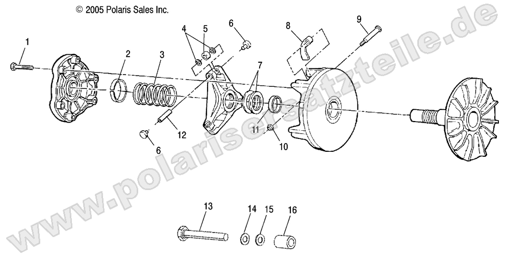 DRIVE CLUTCH and MOUNTING DRIVE CLUTCH and MOUNTING