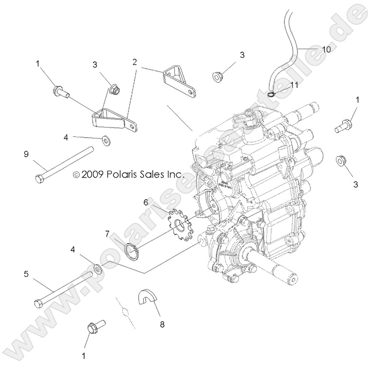 DRIVE TRAIN, MAIN GEARCASE MOUNTING DRIVE TRAIN, MAIN GEARCASE MOUNTING