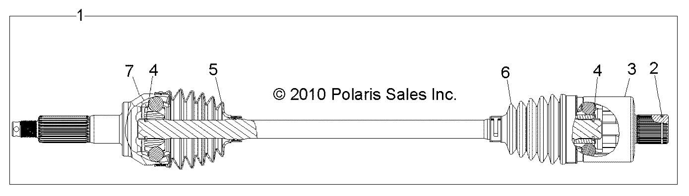 Drive Train, Rear Drive Shaft