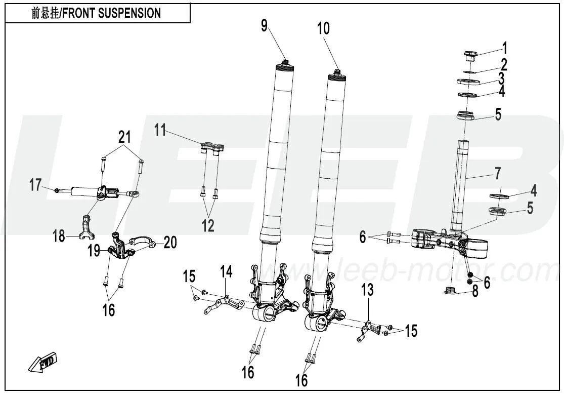 Vorderradaufhängung
