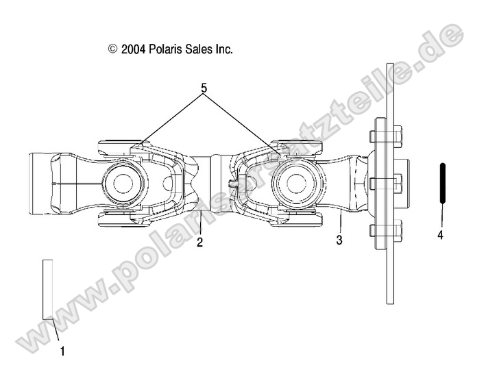 REAR PROP SHAFT 2X4 4X4