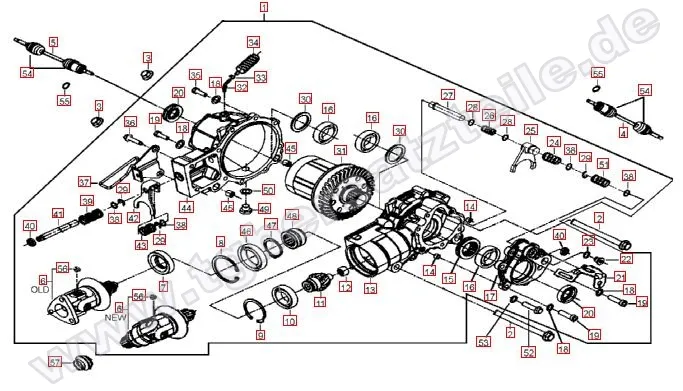 Differenzial vorne Differenzial vorne