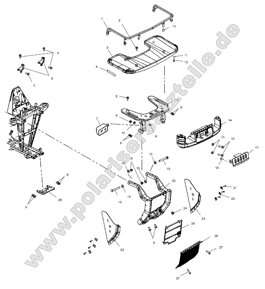 Front Rack and Bumper Mounting