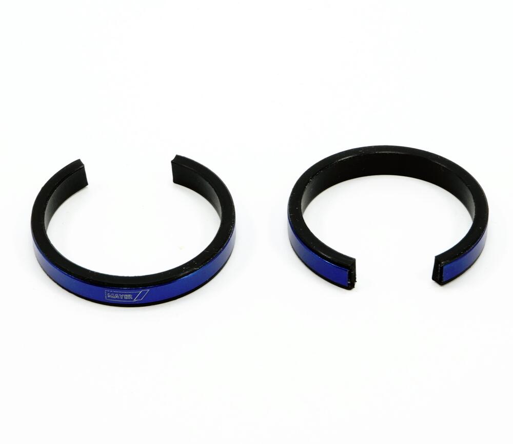 TMP Racing Gabel Federweg Hubindikator Set - 30-33 mm - blau