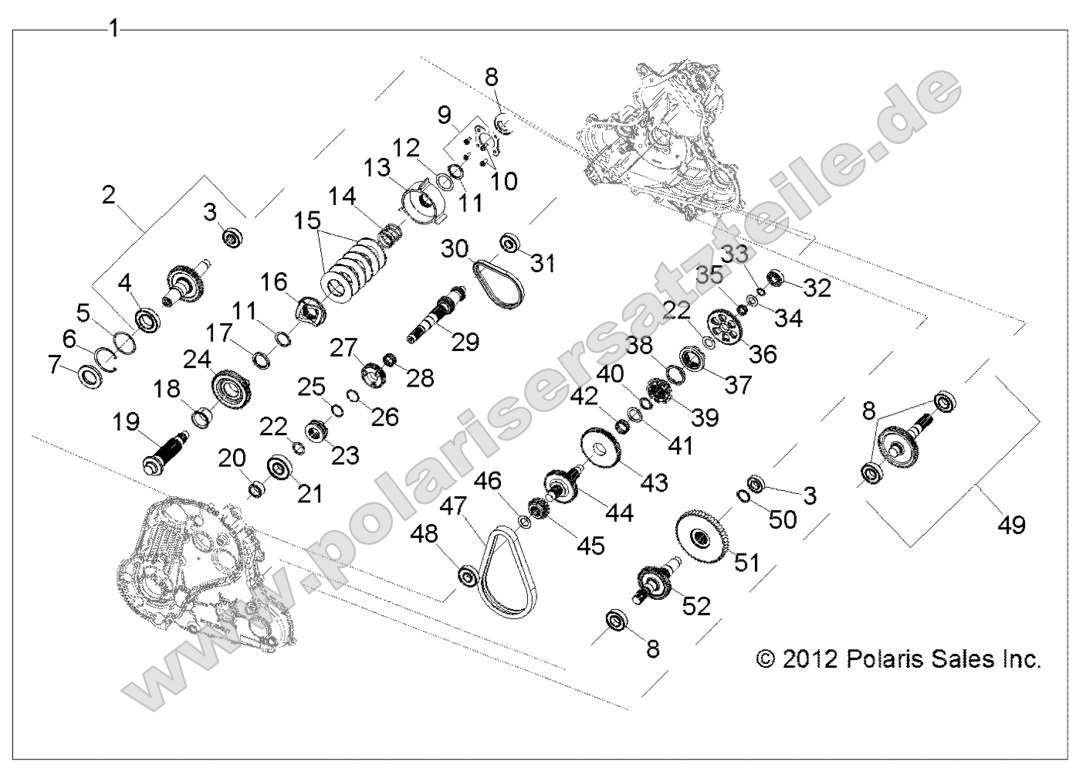 Drive Train, Main Gearcase Internals