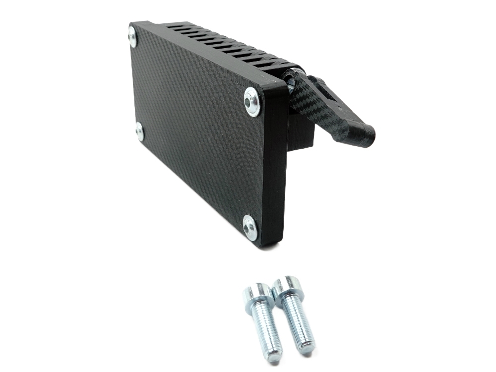 TMP Kennzeichenhalter vorne / Nummernschildhalterung klappbar - QJ Motor SFA 600 / 1000 one 2025- TMP Kennzeichenhalter vorne / Nummernschildhalterung klappbar - QJ Motor SFA 600 / 1000 one 2025-