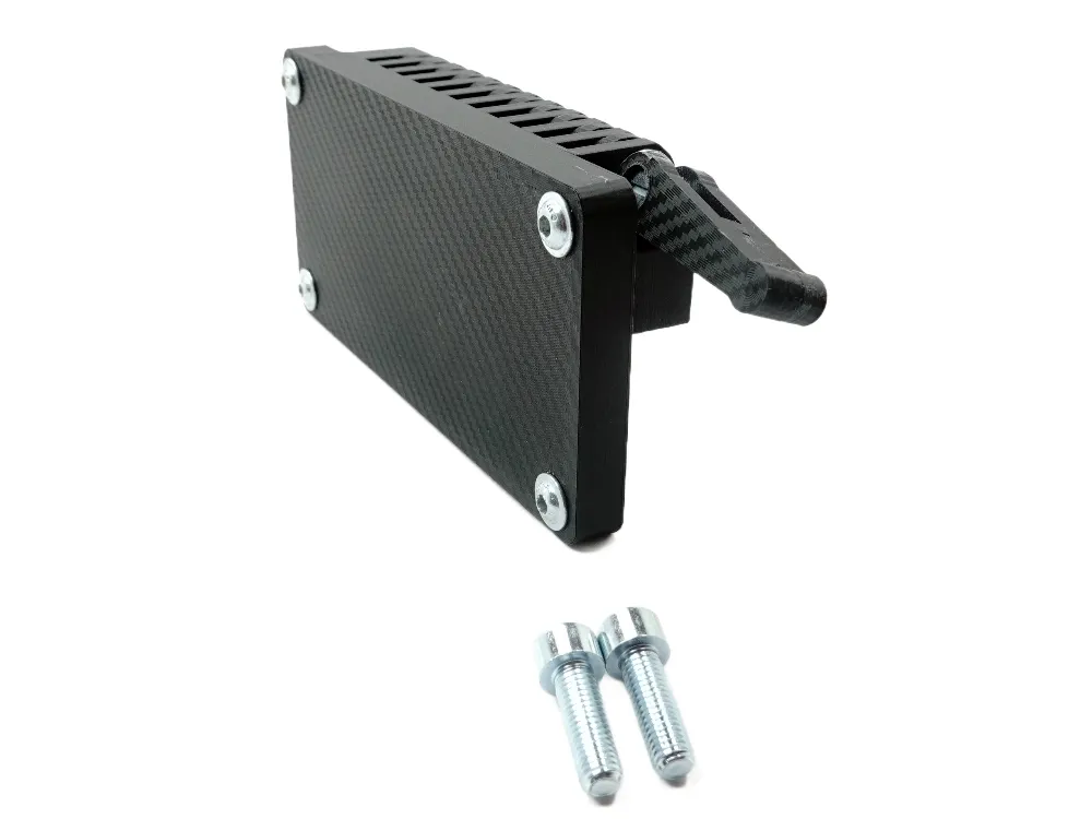 TMP Kennzeichenhalter vorne / Nummernschildhalterung klappbar - QJ Motor SFA 600 / 1000 one 2025- TMP Kennzeichenhalter vorne / Nummernschildhalterung klappbar - QJ Motor SFA 600 / 1000 one 2025-