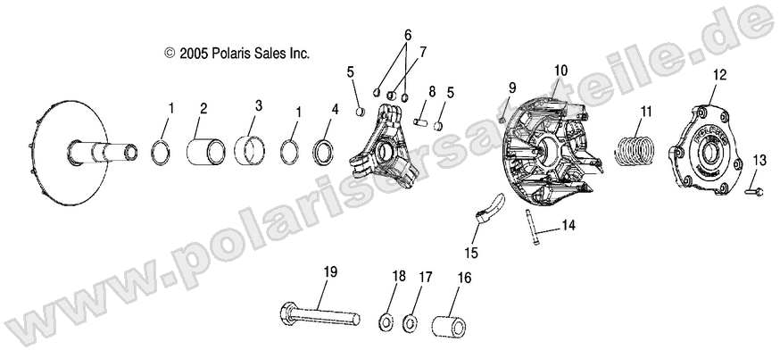 DRIVE CLUTCH and MOUNTING DRIVE CLUTCH and MOUNTING
