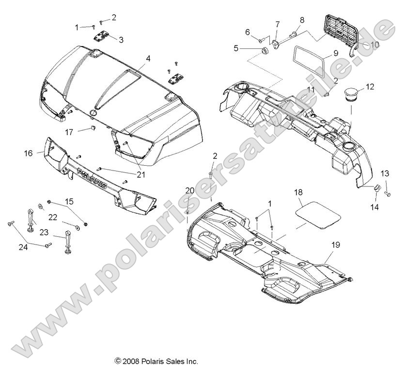 Body, Hood and Dashboard