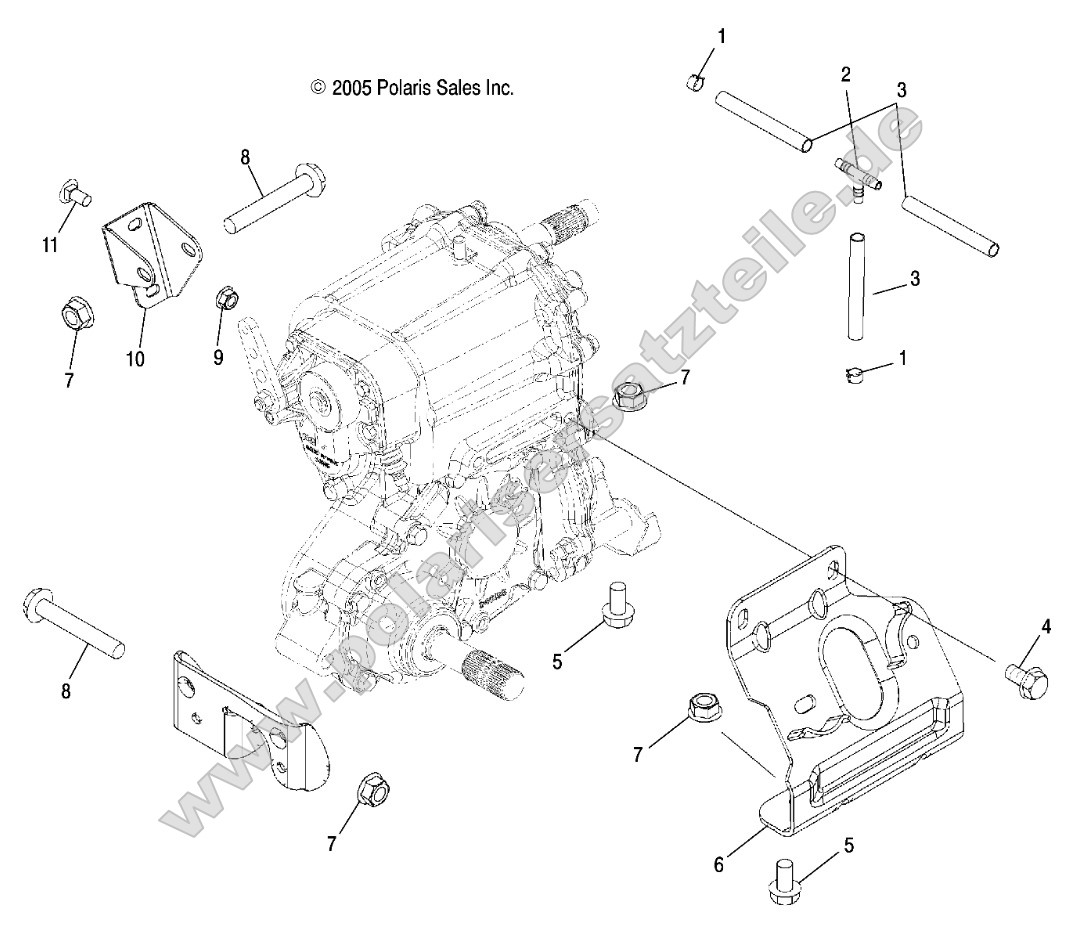 Drive Train, Main Gearcase Mounting Drive Train, Main Gearcase Mounting