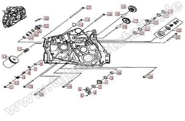 Motorgehäuse links (1) Motorgehäuse links (1)
