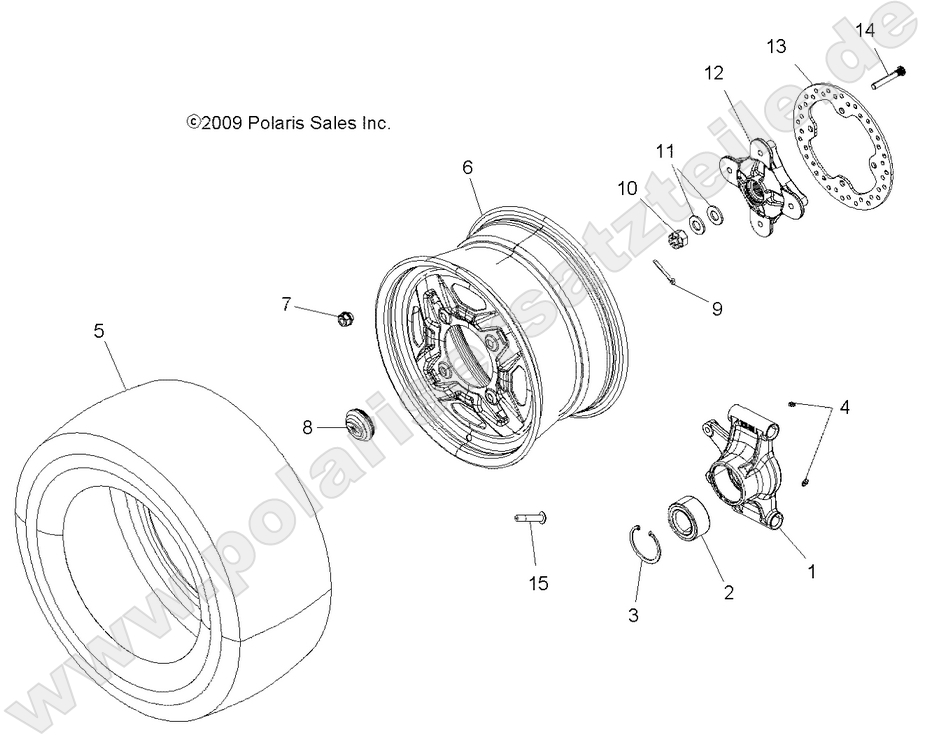 WHEELS, REAR and HUB