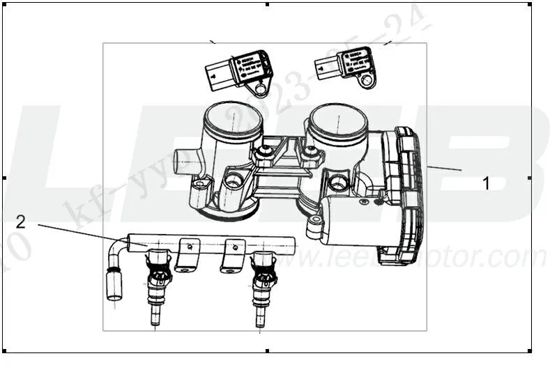 Drosselklappe / Einspritzdüse 