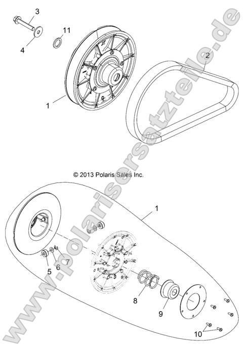Drive Train, Clutch, Secondary Drive Train, Clutch, Secondary