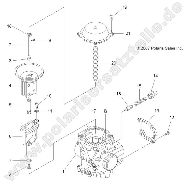 ENGINE, CARBURETOR UPPER ENGINE, CARBURETOR UPPER